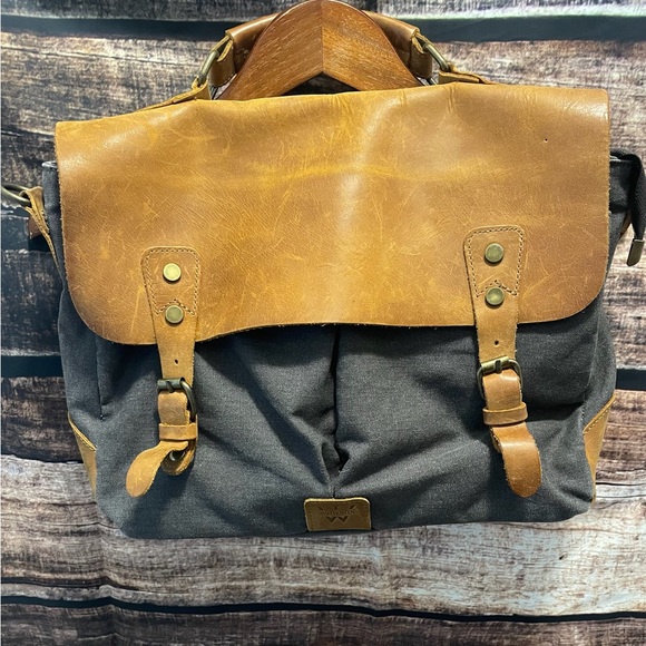 Canvas messenger bag - Picture 2 of 11